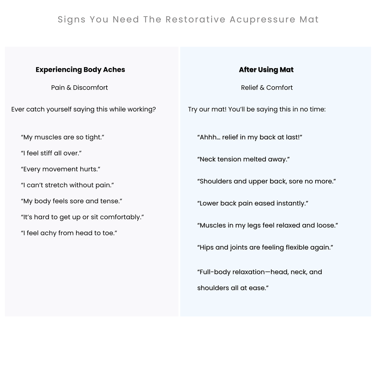 Restorative Acupressure Therapy Set