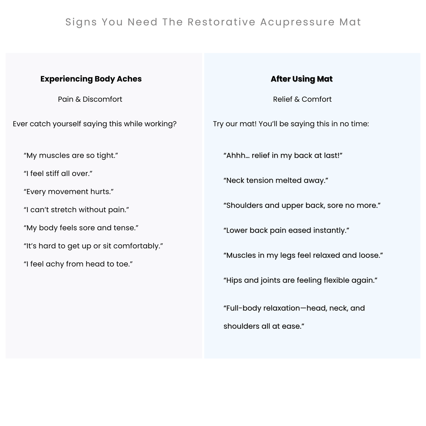 Restorative Acupressure Therapy Set